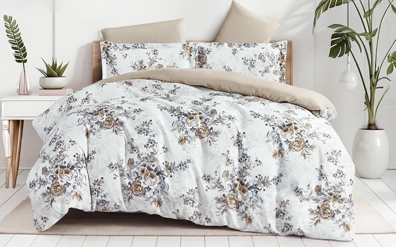 Lina Printed Duvet Cover Bedding Set Without Filling 4 PCS - King Multi Color