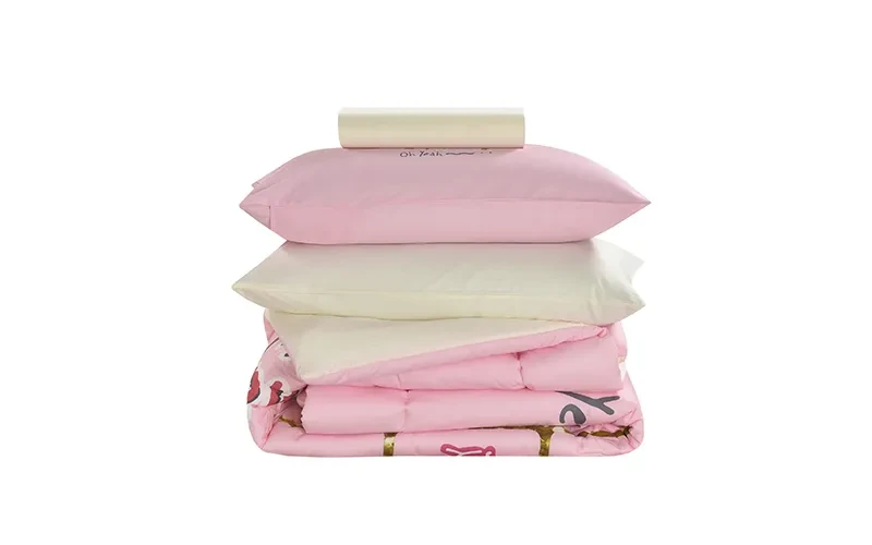 Cannon Kids Cotton Printed Comforter Set 4 PCS - Pink