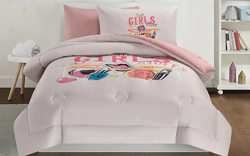 Cannon Kids Cotton Printed Comforter Set 4 PCS - Multi Color
