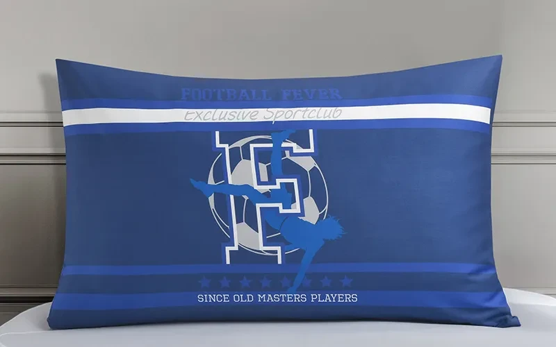 Cannon Kids Cotton Printed Comforter Set 4 PCS - Navy