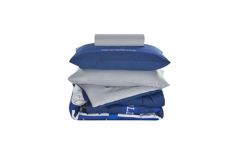 Cannon Kids Cotton Printed Comforter Set 4 PCS - Navy