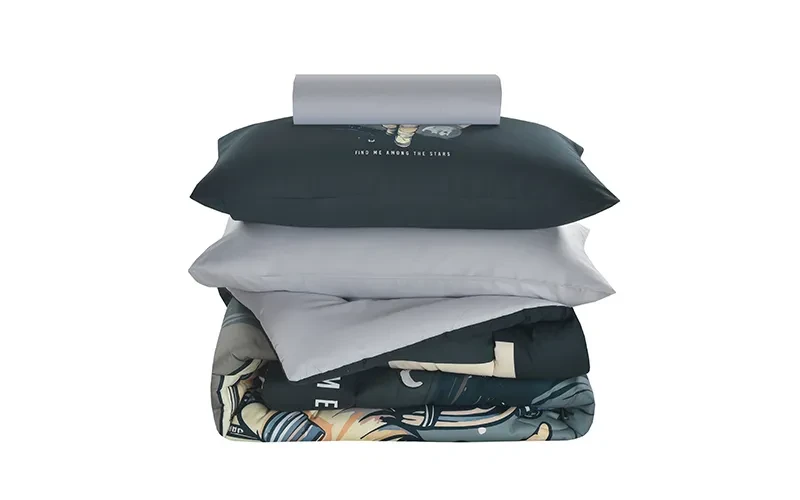 Cannon Kids Cotton Printed Comforter Set 4 PCS - Multi Color