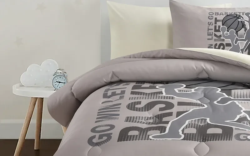 Cannon Kids Cotton Printed Comforter Set 4 PCS - Multi Color