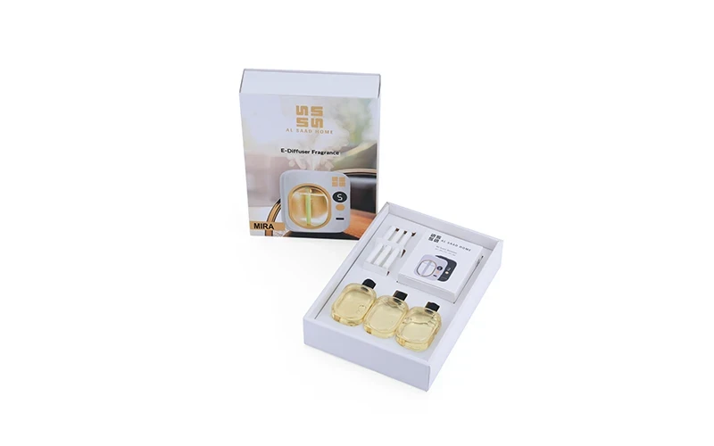 Al Saad Home Smart Aroma Diffuser with 3 French Fragrance Oils - Mira