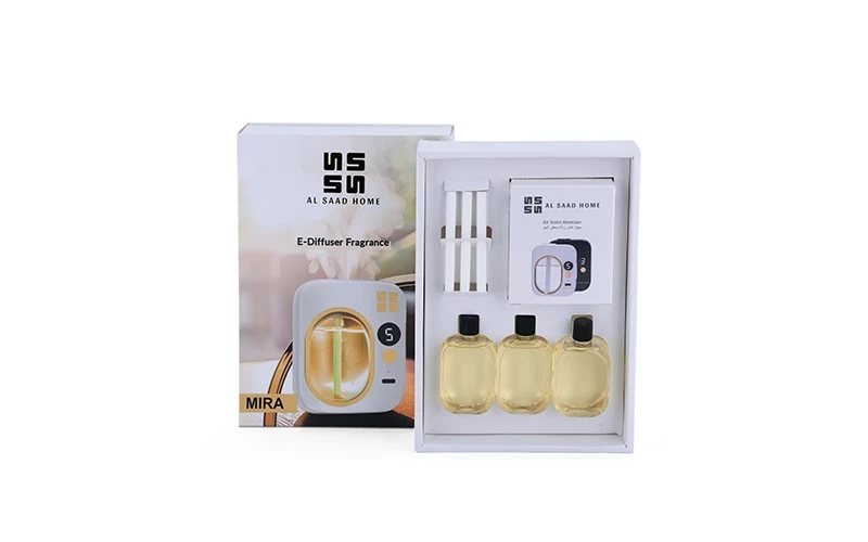 Al Saad Home Smart Aroma Diffuser with 3 French Fragrance Oils - Mira