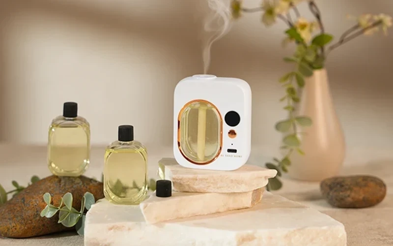 Al Saad Home Smart Aroma Diffuser with 3 French Fragrance Oils - Sana
