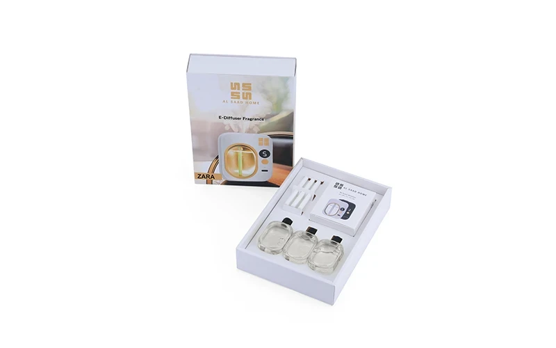 Al Saad Home Smart Aroma Diffuser with 3 French Fragrance Oils - Zara