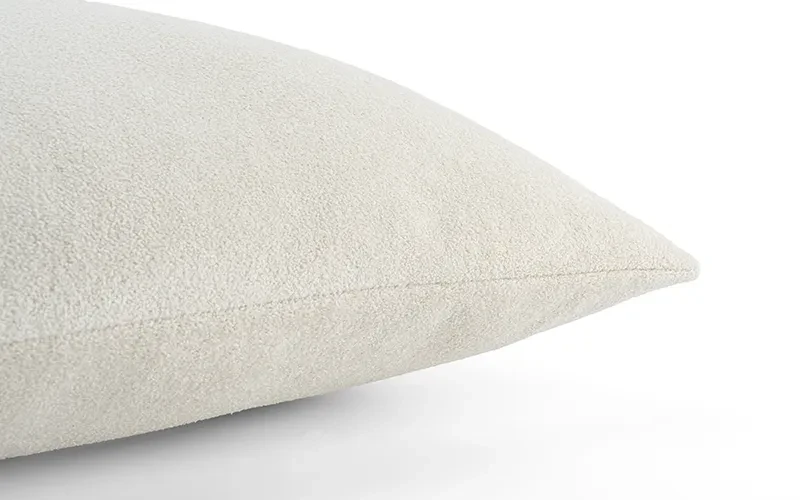AL Saad Home Kazan Cotton Linen Cushion ( With Filling ) - ( 45 x 45 ) - L.Beige