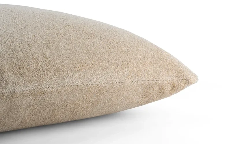 AL Saad Home Kazan Cotton Linen Cushion ( With Filling ) - ( 60 x 60 ) - Beige