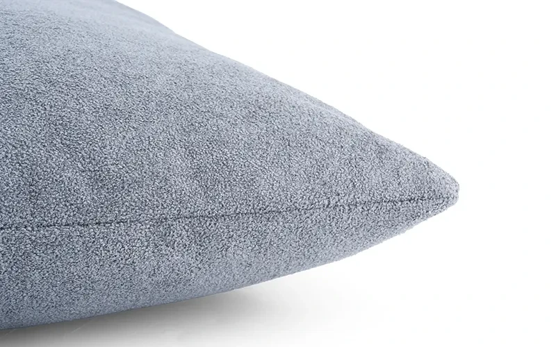 AL Saad Home Kazan Cotton Linen Cushion ( With Filling ) - ( 35 x 55 ) - Grey