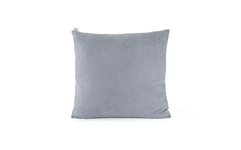 AL Saad Home Kazan Cotton Linen Cushion ( With Filling ) - ( 45 x 45 ) - Grey