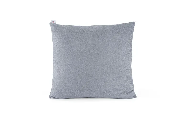 AL Saad Home Kazan Cotton Linen Cushion ( With Filling ) - ( 60 x 60 ) - Grey