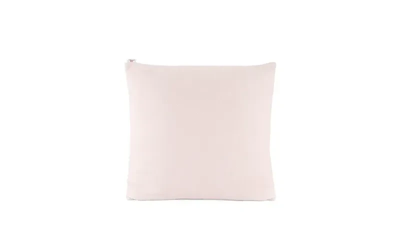 AL Saad Home Kazan Cotton Linen Cushion ( With Filling ) - ( 45 x 45 ) - L.Pink