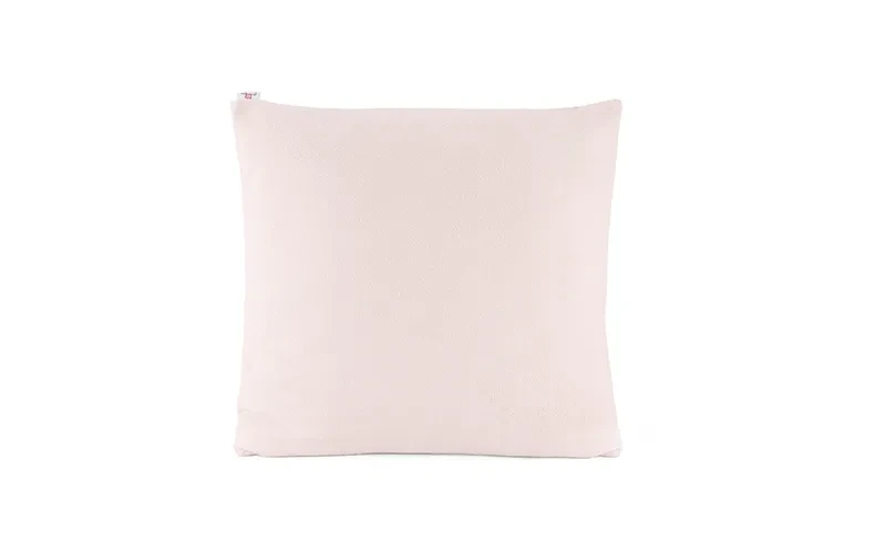 AL Saad Home Kazan Cotton Linen Cushion ( With Filling ) - ( 60 x 60 ) - L.Pink