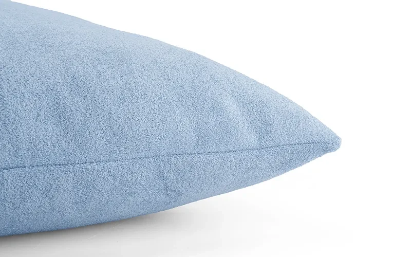 AL Saad Home Kazan Cotton Linen Cushion ( With Filling ) - ( 60 x 60 ) - Blue
