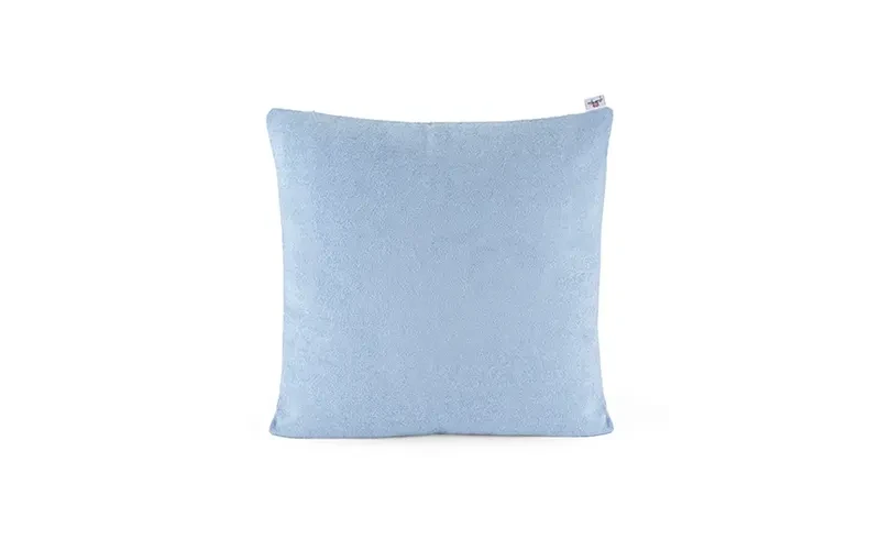 AL Saad Home Kazan Cotton Linen Cushion ( With Filling ) - ( 45 x 45 ) - Blue