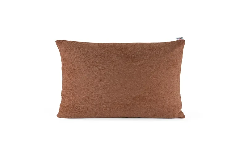 AL Saad Home Kazan Cotton Linen Cushion ( With Filling ) - ( 35 x 55 ) - Brown