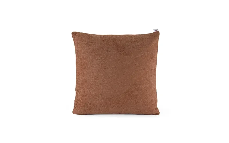 AL Saad Home Kazan Cotton Linen Cushion ( With Filling ) - ( 45 x 45 ) - Brown