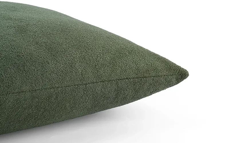 AL Saad Home Kazan Cotton Linen Cushion ( With Filling ) - ( 45 x 45 ) - Mint