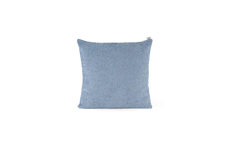 AL Saad Home Chenille Tala Cushion ( With Filling ) - ( 45 x 45 ) - Blue