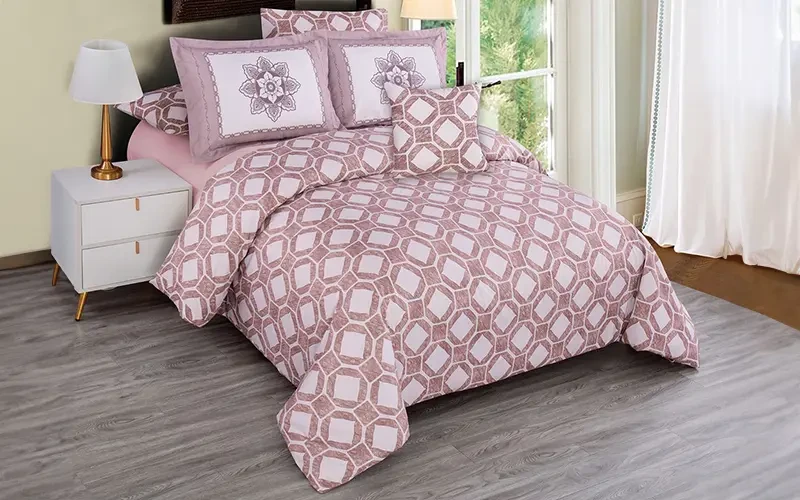 Guzel Printed Comforter Bedding Set 4 PCS - Single Multi Color