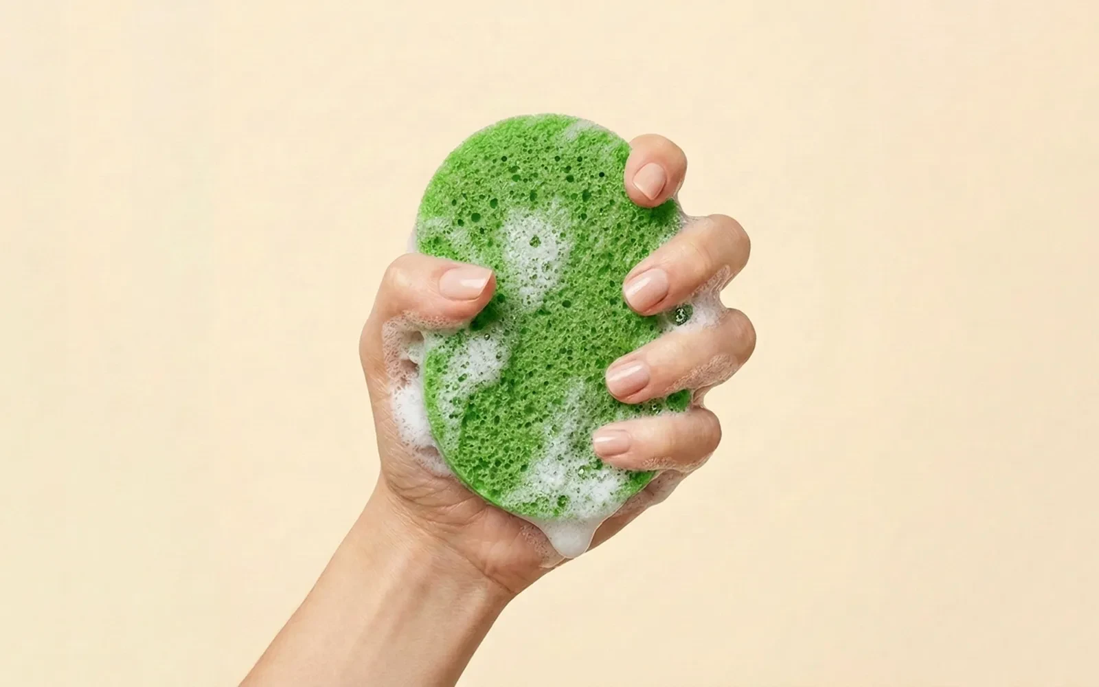 Al Saad Rose Natural Sponge Soap 1 Pc - With Aloe Vera Extract