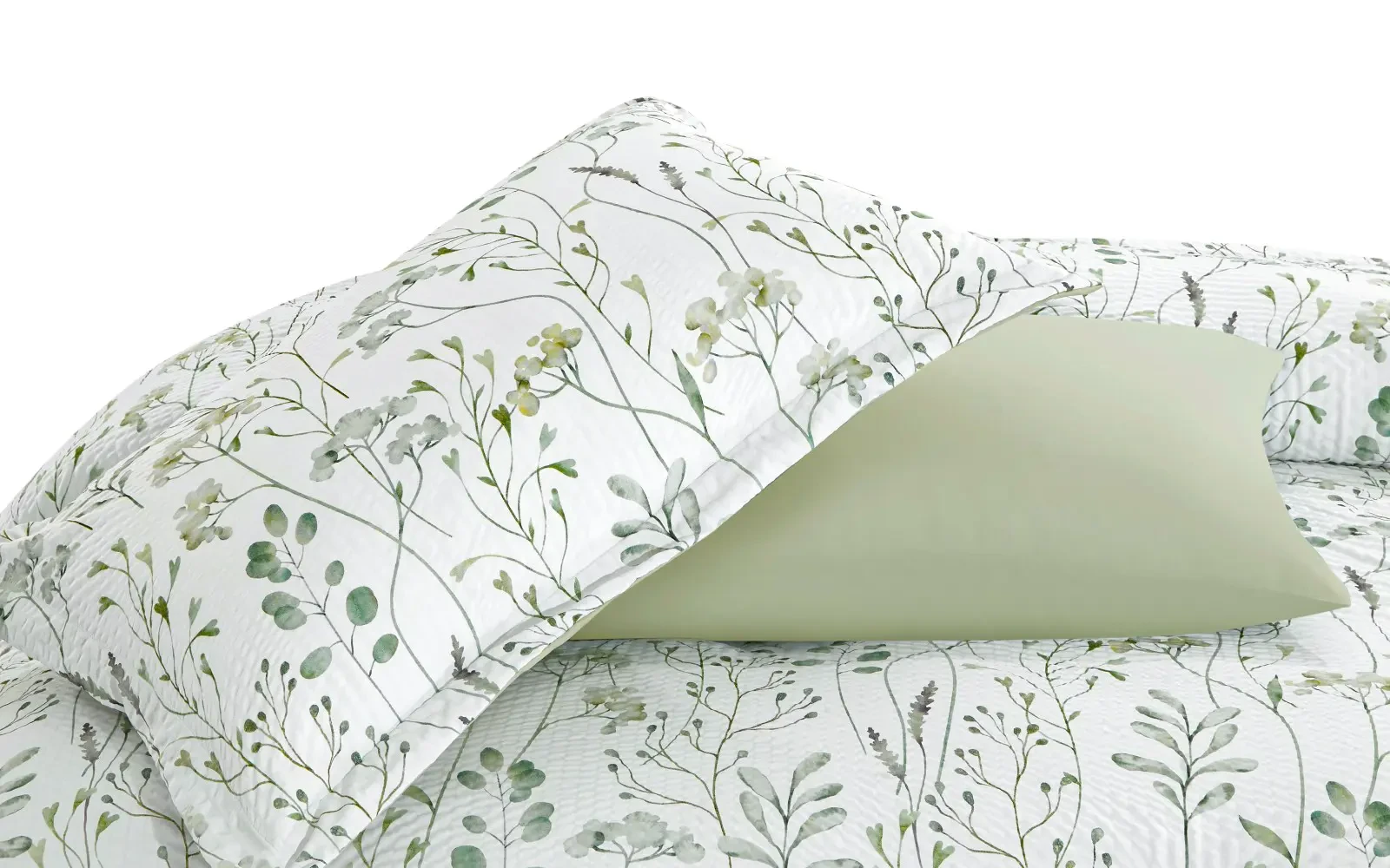 Trendy Printed Comforter Bedding Set 6 PCS - Queen Multi Color