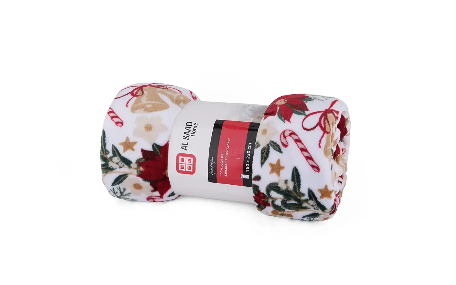 Al Saad Home Flannel Blanket 1 PC - Single Multi Color