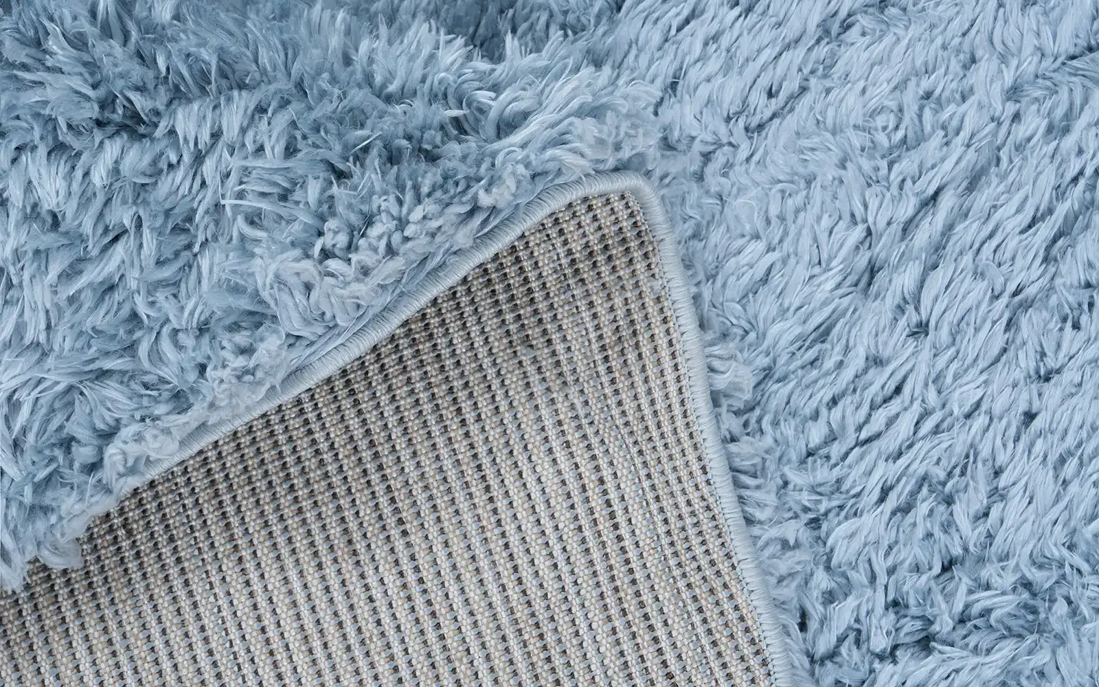 Plush Premium Carpet - ( 160 x 160 ) cm Blue