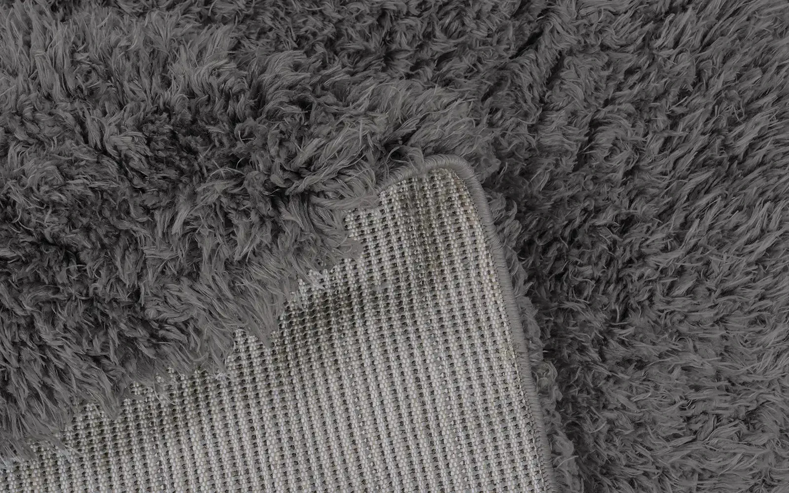 Plush Premium Carpet - ( 160 x 160 ) cm D.Grey