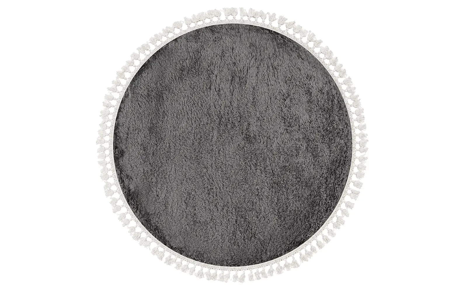 Plush Premium Carpet - ( 160 x 160 ) cm D.Grey