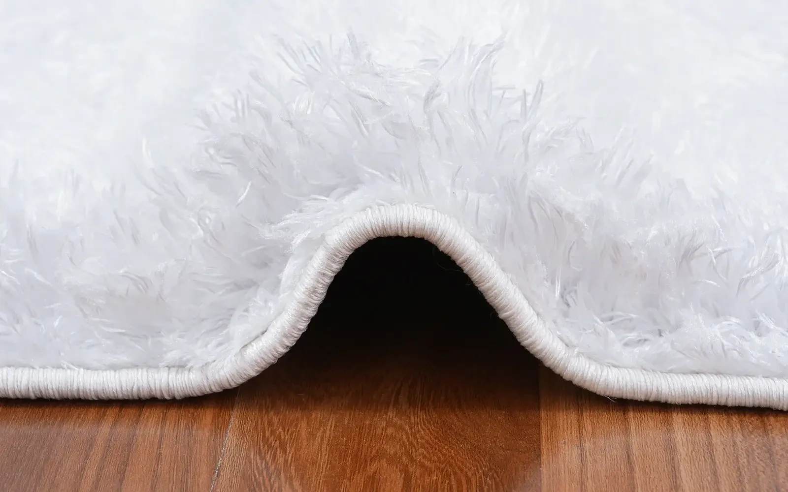 Plush Premium Carpet - ( 80 x 300 ) cm White