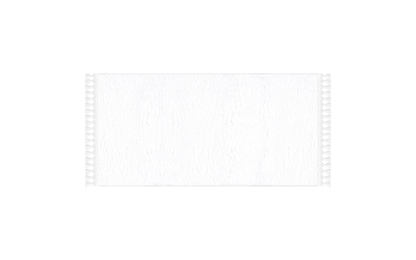 Plush Premium Carpet - ( 80 x 300 ) cm White