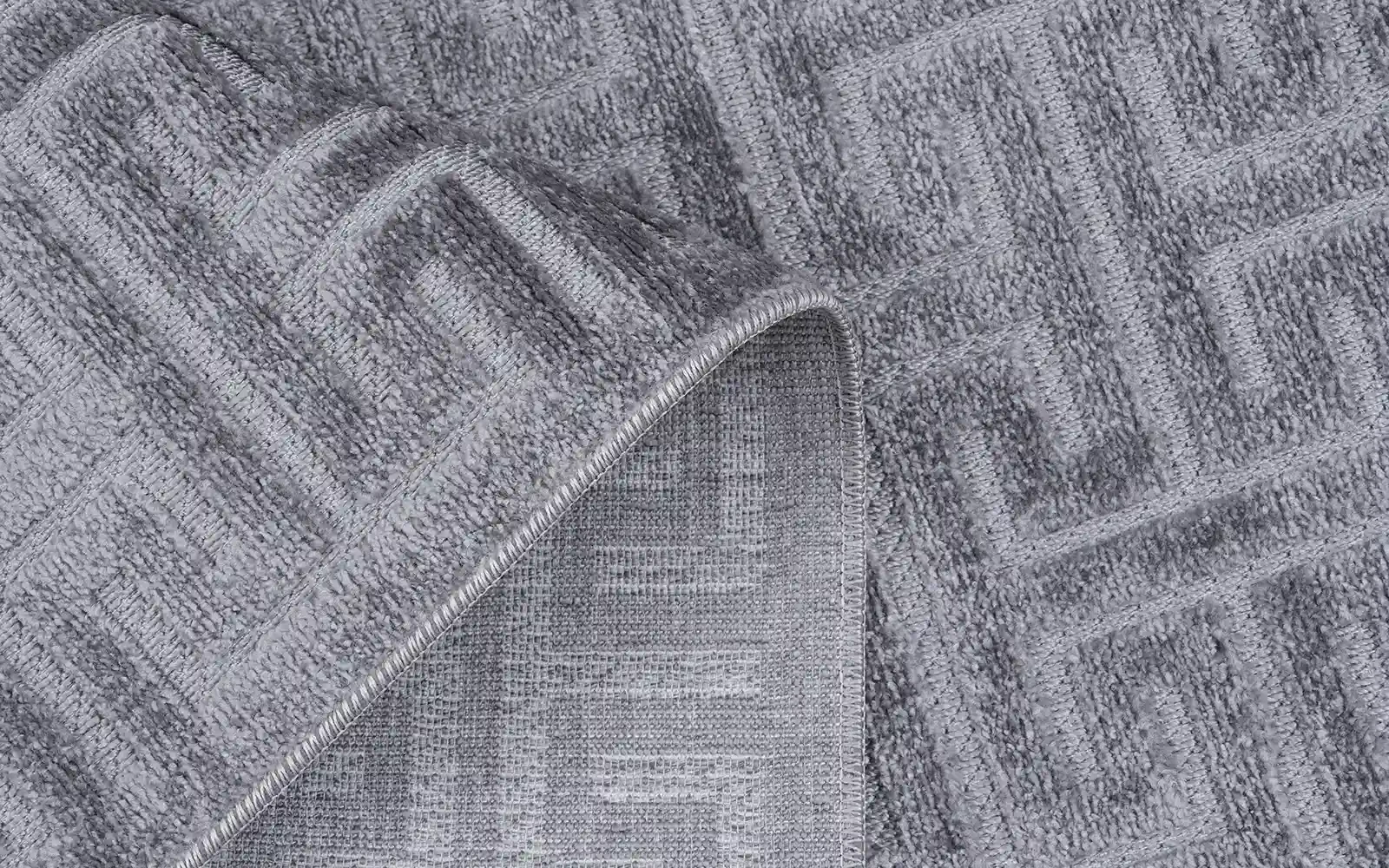 Spring Premium Carpet - ( 150 X 220 ) cm Grey