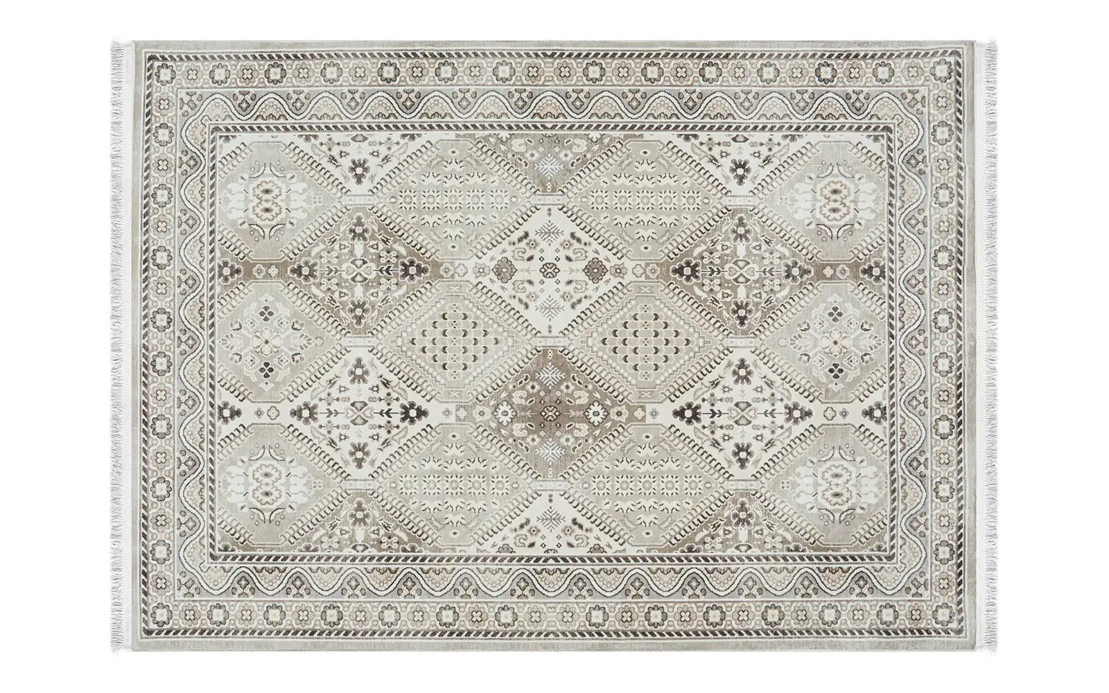 Melis Premium Digital Carpet - ( 160 X 230 ) cm Beige & Cream