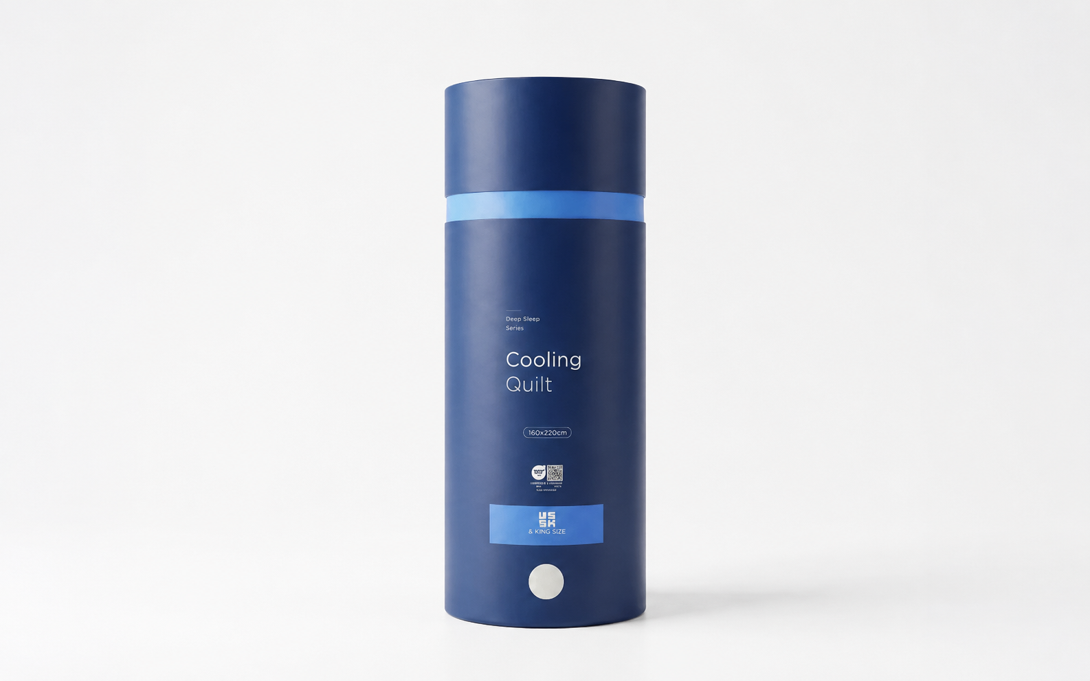 بوكس مفرش لحاف كولينج بوجهين من السعد هوم 1 قطعة - نفر كحلي و سماوي