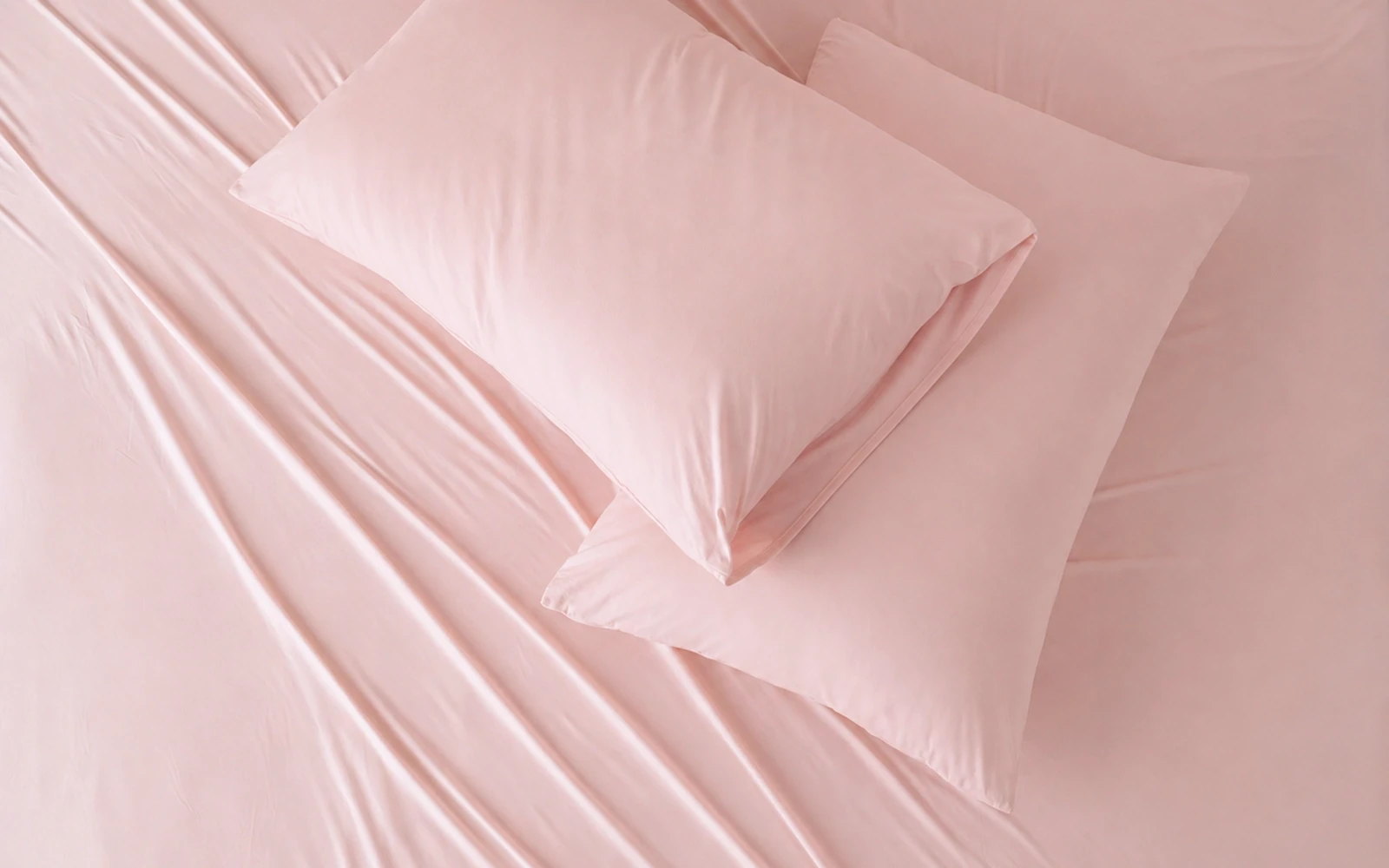 Al Saad Home Cooling Plain Bedsheet Set 3 PCS - King Pink