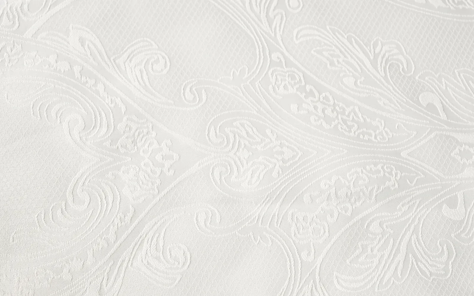 Explorer Jacquard Lace Wedding Bedspread Set Box 6 PCS - King Cream