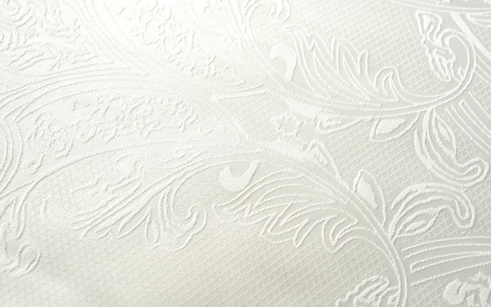 Mustang Jacquard Lace Wedding Bedspread Set Box 6 PCS - King Cream