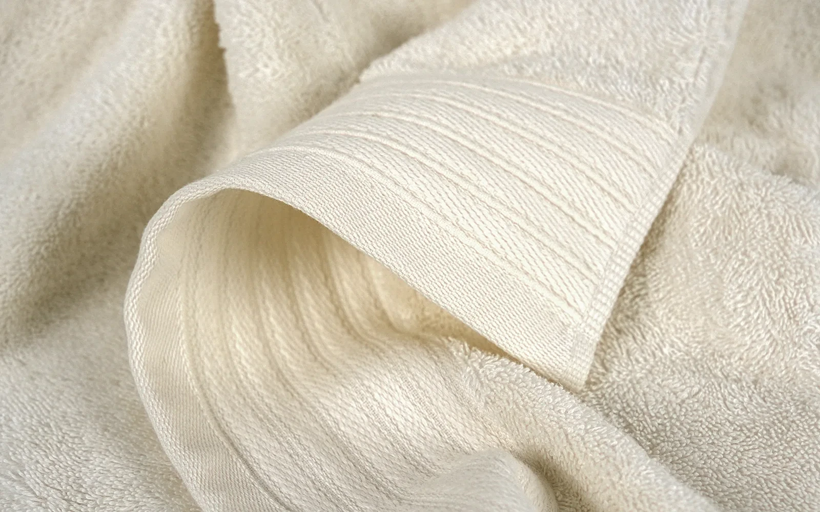 Al Saad Home Yasemen Cotton Towel 1 PC ( 90 x 150 ) - Cream