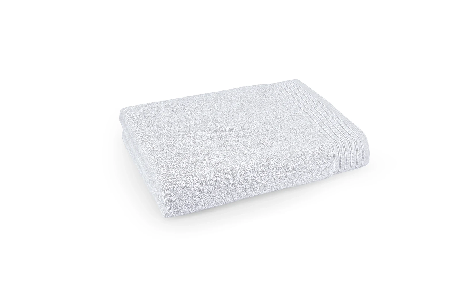 Al Saad Home Yasemen Cotton Towel 1 PC ( 90 x 150 ) - Silver