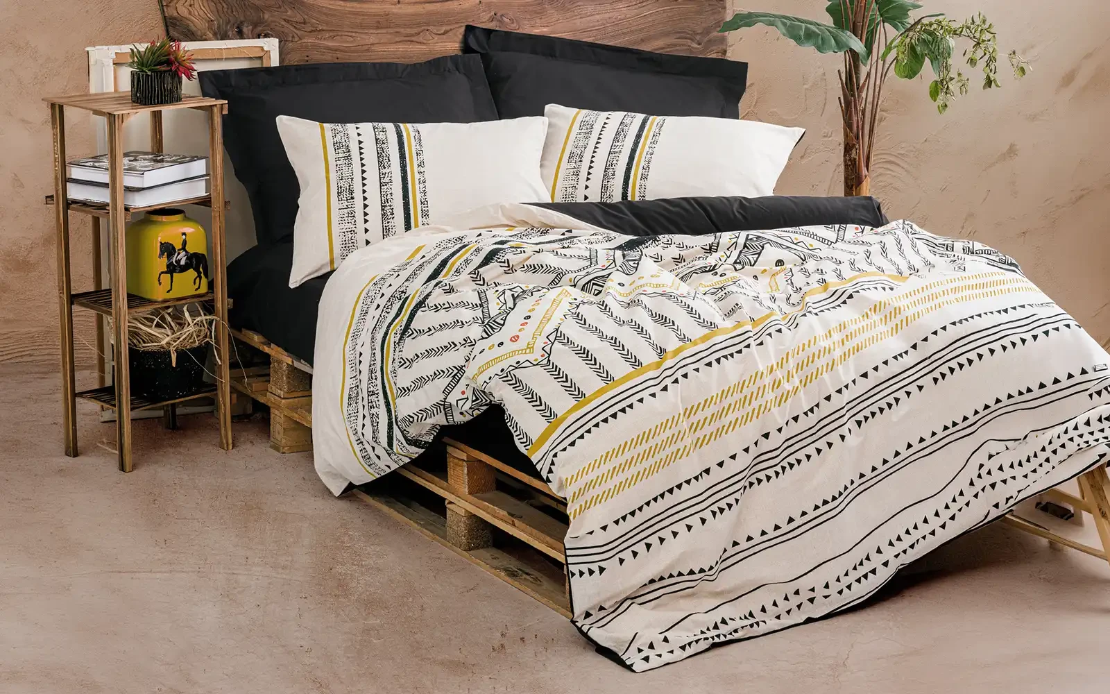 Al Saad Home Turkey Cotton Printed Comforter Bedding Set 6 PCS - King Multi Color