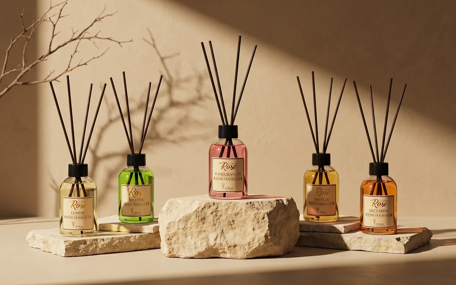 Al Saad Rose Reed Diffuser