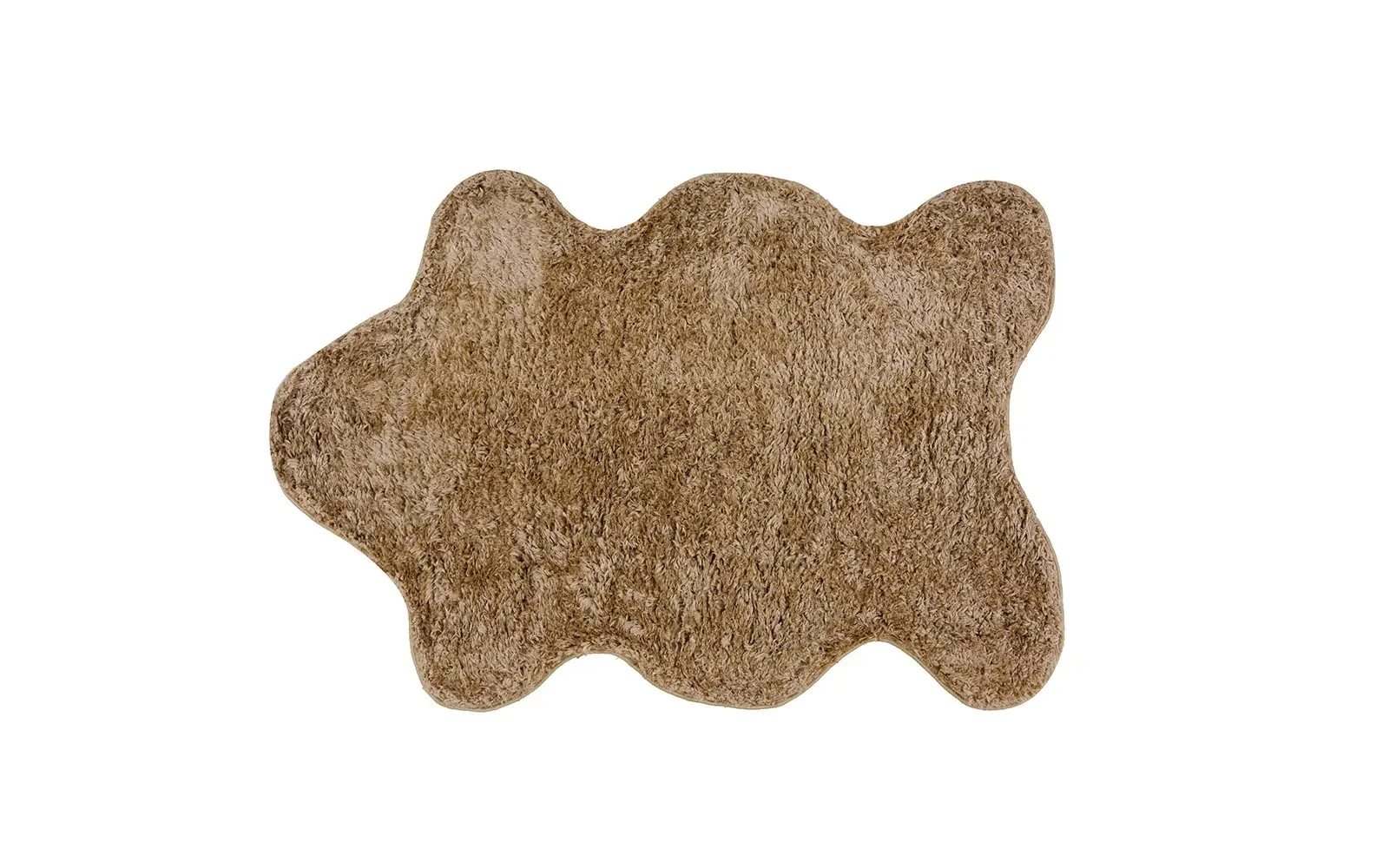 Plush Premium Carpet - ( 100 x 140 ) cm L.Brown
