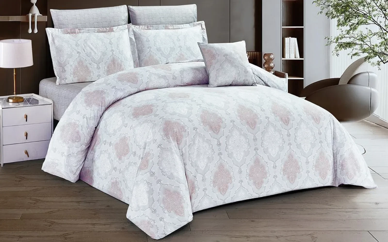 Zamzam Home Printed Comforter Bedding Set 4 PCS - Single Multi Color