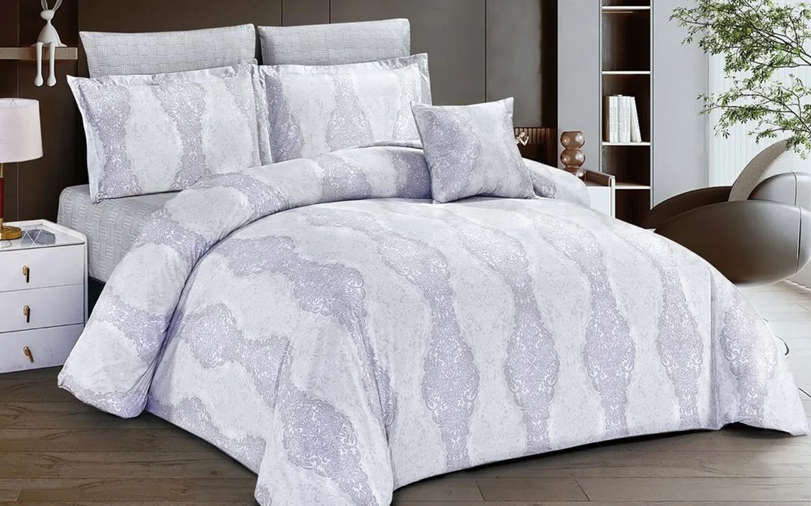 Zamzam Home Printed Comforter Bedding Set 4 PCS - Single Multi Color