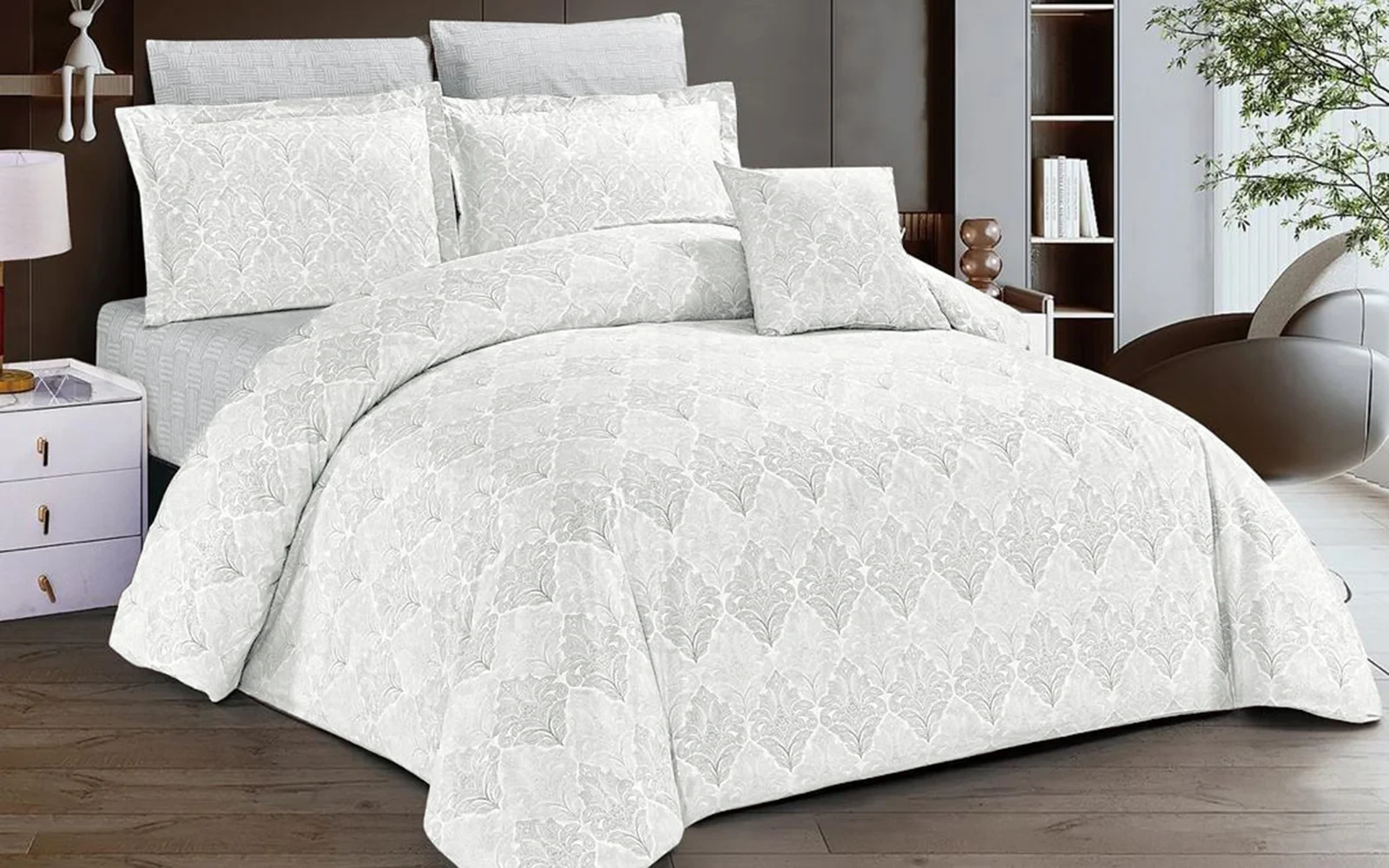 Zamzam Home Printed Comforter Bedding Set 4 PCS - Single Multi Color