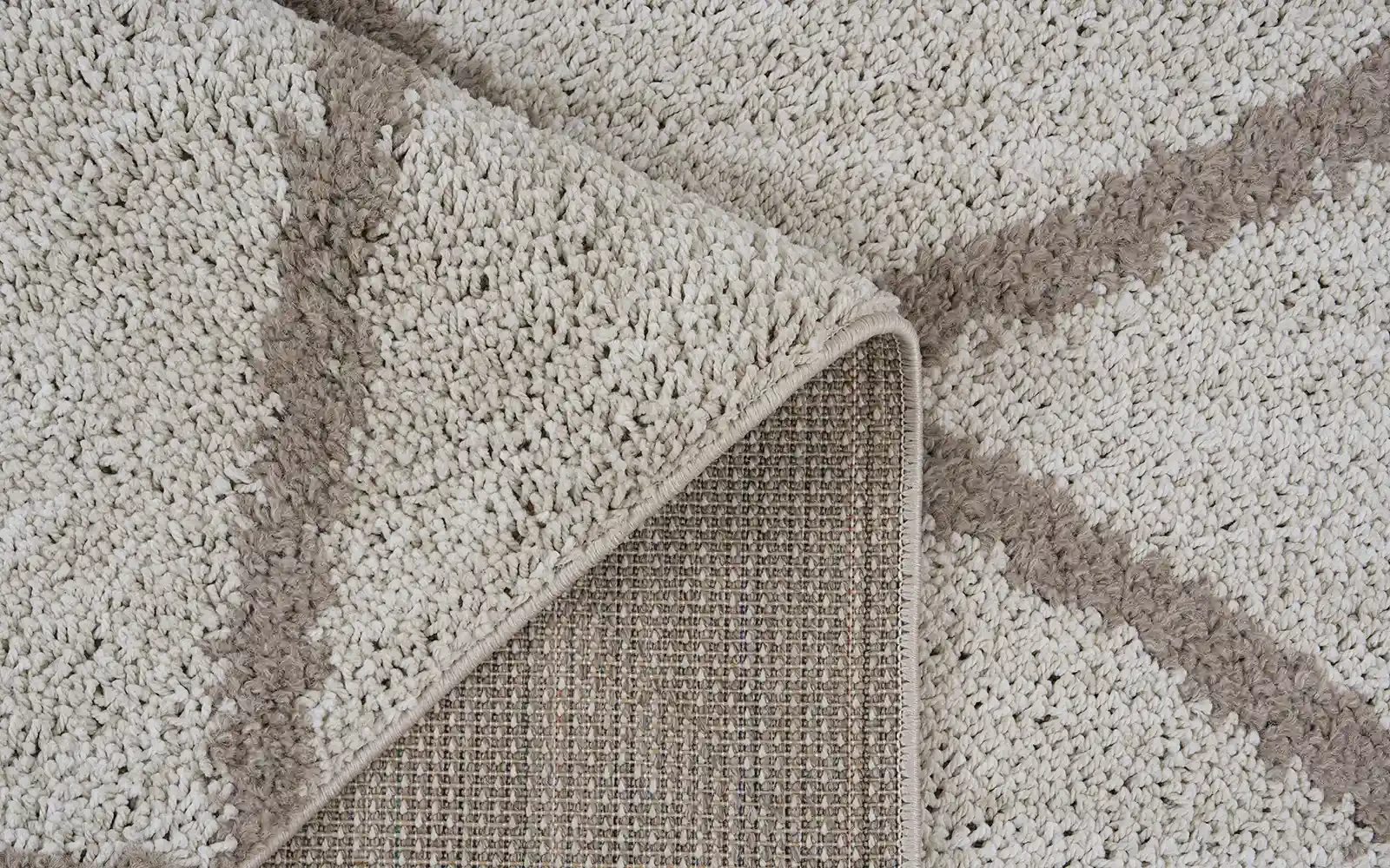 Promo Premium Carpet - ( 150 X 213 ) cm Cream & D.Beige