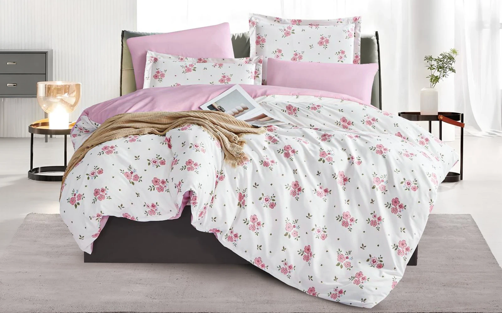 Casa Printed Duvet Cover Bedding Set Without Filling 3 PCS - Single Multi Color