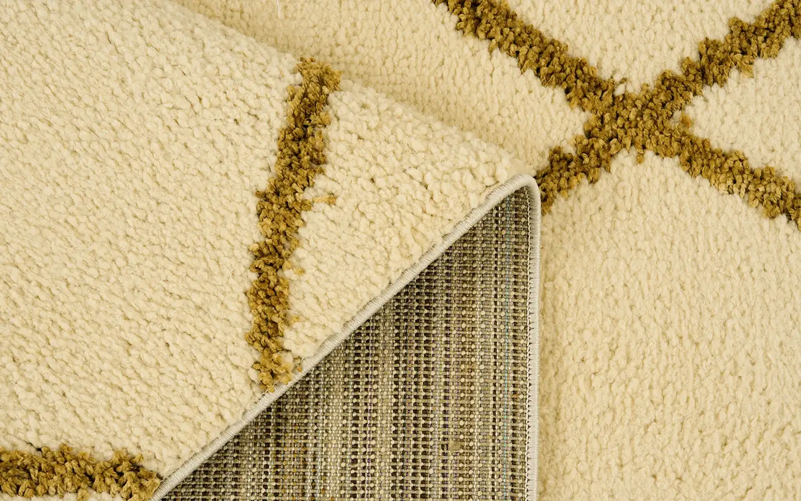 Promo Premium Carpet - ( 150 X 213 ) cm Beige & Mustard